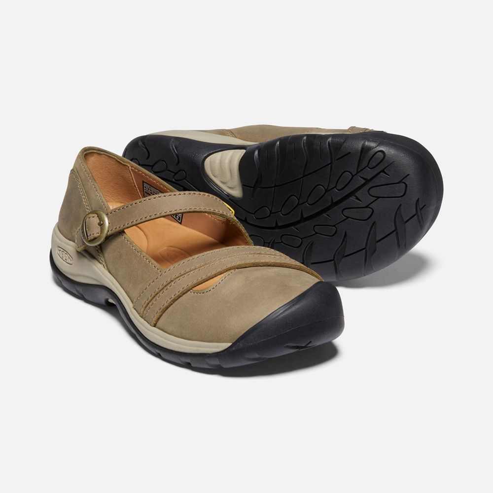 Slip-On Keen Femme Kaki | Presidio Ii Cross Strap | RZIJK-4635